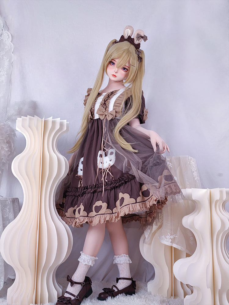 Dollkii Kigurumi Doll Mask HY-Brown